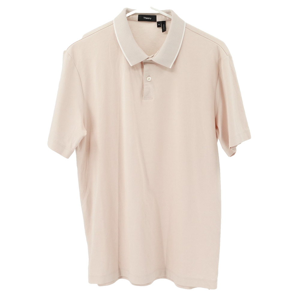 Theory Polo Shirt SZ M Preppy Light Academic Business Casual Workleisure‎ Casual